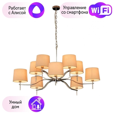 Divinare Подвесная люстра Divinare Soprano с поддержкой Алиса 1341/02 LM-10-A 1341/02 LM-10-A