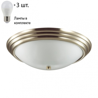 LUMION Настенно-потолочный светильник Lumion Kayla с лампочками 5262/3C+Lamps E27 P45 5262/3C+Lamps E27 P45