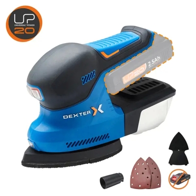 Dexter Дельташлифовальная машина аккумуляторная Dexter , 20 В Li-ion без АКБ и ЗУ 20VMFS2.1 