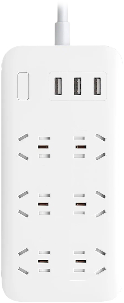 Xiaomi Сетевой фильтр Xiaomi (6 розеток+ 3 USB порта) Mi Power Strip Sockets 