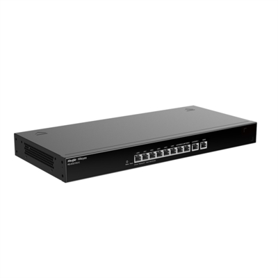 Ruijie Маршрутизатор Reyee 10-Port Gigabit Cloud Managed Gataway, 10 Gigabit Ethernet connection Ports, support up to 4 WAN ports, Max 200 concurrent users, 1.8Gbps. (RG-EG210G-E) Ruijie RG-EG210G-E