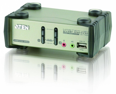 Aten Переключатель электронный ATEN 2-Port PS/2-USB VGA/Audio KVMP™ Switch with OSD (CS1732B-AT-G) CS1732B-AT-G