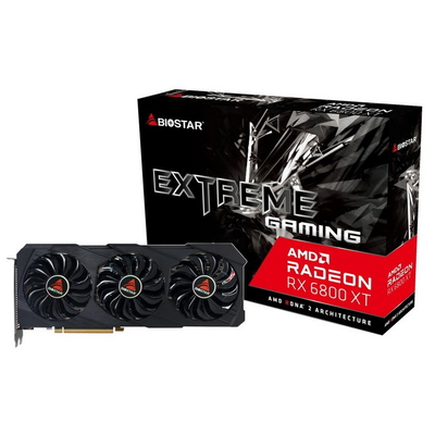 Biostar Видеокарта BIOSTAR AMD RX 6800XT 1825 16384 16000 256 RTL [VA68T6TMP2] VA68T6TMP2