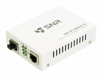 SNR SNR Медиаконвертер 10/100/1000-Base-T / 1000Base-FX с SFP-портом (SNR-CVT-1000SFP-V2) SNR-CVT-1000SFP-V2