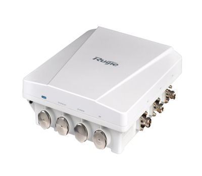Ruijie Точка доступа Ruijie Outdoor Wireless Access Point, IP68 rating, built-in omnidirectional smart antenna and lightning arrester, 33 MIMO, 3 spatial streams, support internal/external antenna switching, RG-AP630(IODA)