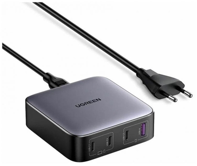 Ugreen Зарядное устройство UGREEN 90928_ 1*USB-A+3*USB-C, 100W, серый космос CD328 90928_