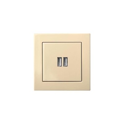 Liregus Розетка USB Liregus EPSILON 28-0712 28-0712 Epsilon бежевый () 28-0712