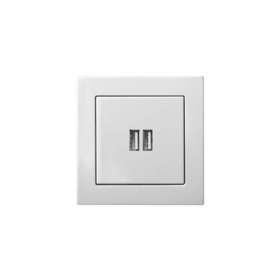 Liregus Розетка USB Liregus EPSILON 28-0352 28-0352 Epsilon белый () 28-0352