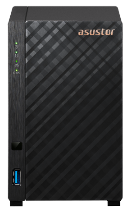 ASUSTOR Cетевое хранилище ASUSTOR AS1102T 2-Bay NAS/CPU (4Core) 1.4GHz/1GBDDR4/noHDD,LFF(HDD,SSD)/1x1GbE(LAN)/2xUSB3.2/; 90IX01K0-BW3S00 (AS1102T) AS1102T