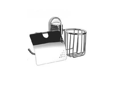 Ledeme бумагодержатель закрытый LEDEME "L1903-1" + держатель для освежителя, хром L1903-1