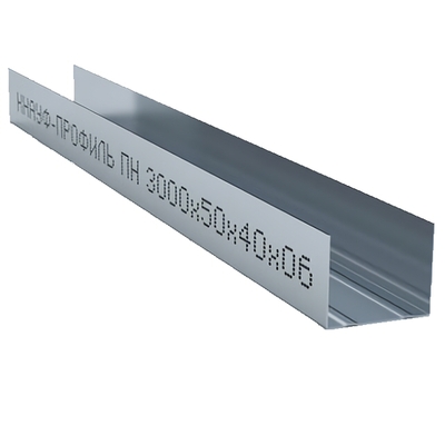 Knauf профиль направляющий 50х40 мм 3 м 0,6 мм КНАУФ Knauf П7304