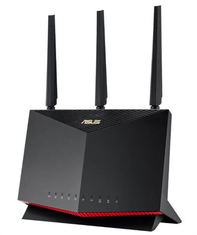 ASUS Роутер ASUS RT-AX86U PRO//802.11b/g/n/ac/ax, 1148 + 4804Mbps, 2,4 + 5 gGz, 8 antennas, GBT+2,5GBT LAN ; 90IG07N0-MO3B00 (RT-AX86U PRO) RT-AX86U PRO
