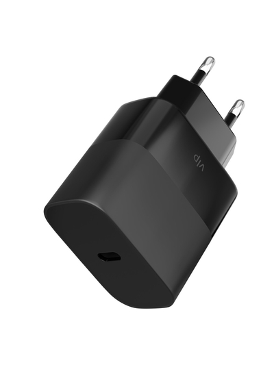 VLP Сетевое зарядное устройство VLP GaN 45Вт USB-C, PD, PPS, черный GaN Wall USB-C (1072002), чёрный 1072002