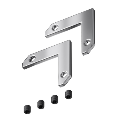 Maytoni Соединитель L-образный (2 шт. + 4 винта) Maytoni Technical Accessories for tracks Exility TRA034CL-MP-1 Exility TRA034CL-MP-1