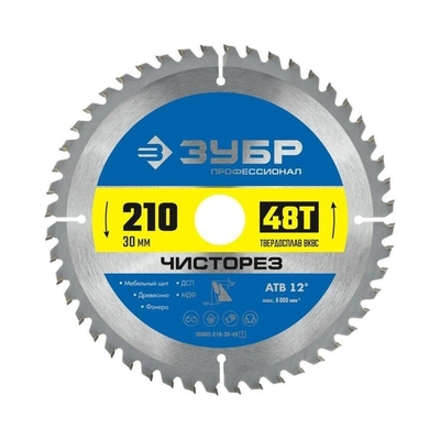 ЗУБР Диск пильный Зубр Чисторез (36905-210-30-48_Z01) 