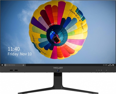 Teclast Моноблок Teclast C24 Air, 23.8", IPS, AMD A10 7350B, DDR3 8ГБ, SSD 256, Intel Radeon R6, Windows 10 Professional, черный (c24 air 425bb8g256kruc) C24 AIR 425BB8G256KRUC