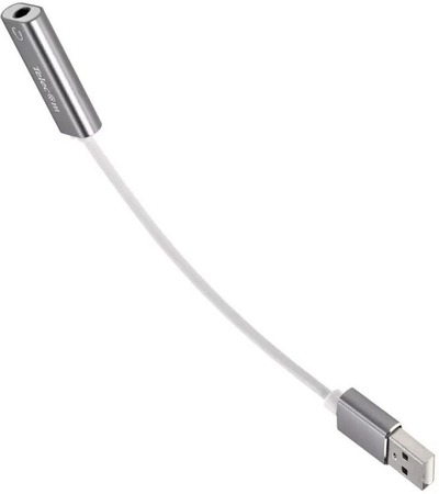 Telecom Переходник Telecom аудио USB2.0(M)/3.5мм F (гнездо) 0.1м TA316U 
