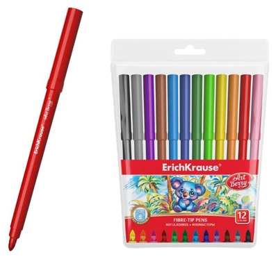ArtBerry Фломастеры ArtBerry Super Tip Easy Washable, 12 цветов 