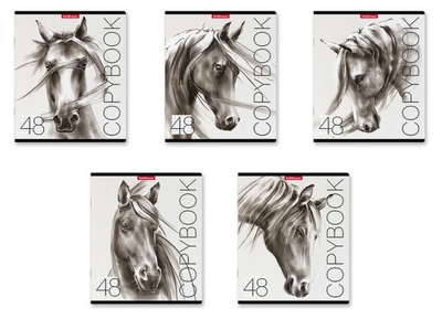 ErichKrause Тетрадь общая ErichKrause Wild Horse в клетку А5+, 48 л 