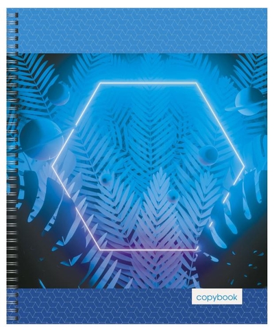 Listoff Тетрадь Listoff в клетку А5, 96 л Неоновый сад 