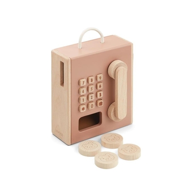 Liewood Игрушечный таксофон LIEWOOD, мульти микс с темно-розовым 