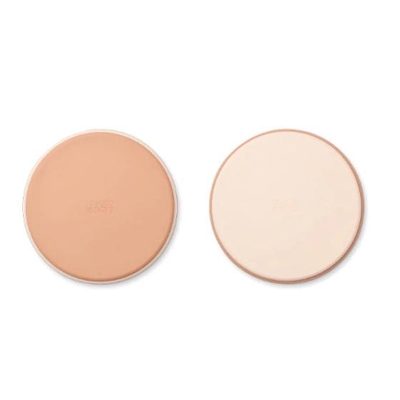 Liewood Набор детских тарелок LIEWOOD "Gabriel", 2 шт, розовый микс