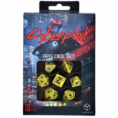 Q-Workshop Cyberpunk Red Dice Set: Danger Zone Q-Workshop SCPU03