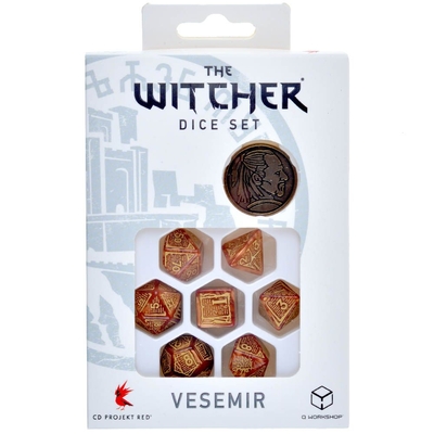 Q-Workshop Набор кубиков для игр Q-Workshop The Witcher Dice Set , 7 шт. SWVE4Y