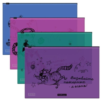 ErichKrause Zip-пакет ErichKrause Zen cats, А4 