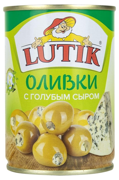 Lutik Оливки LUTIK с голубым сыром, 280 г 