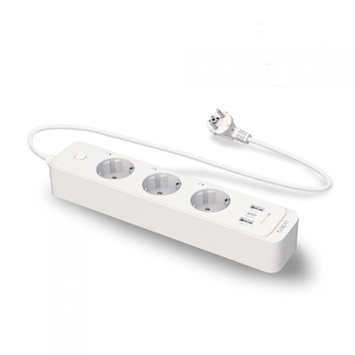 TP-LINK Сетевой фильтр TP-LINK Smart Wi-Fi Power Strip, 3-Outlets, Homekit Tapo P300 