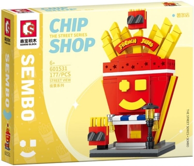 Sembo Block Конструктор Sembo Block уличное кафе "Картошка фри", 177 деталей 601531