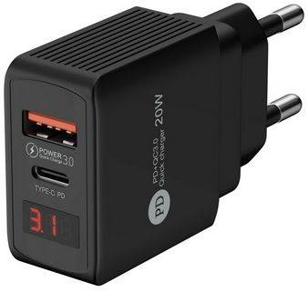 Wiiix Сетевое зар./устр. Wiiix UNNK-4-2-02-QCPD черный UNNK-4-2-02-QCPD-B