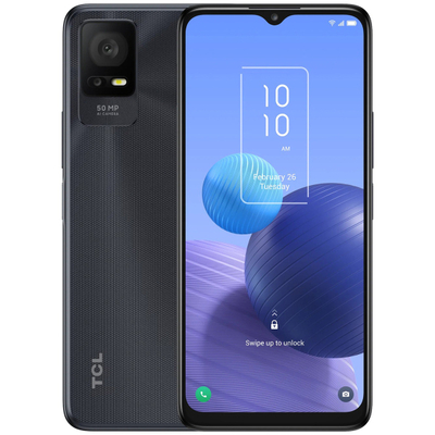 TCL Смартфон TCL 408 4 128Gb Gravity Gray T507U2-3ALCRU12
