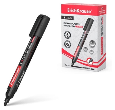 ErichKrause Маркер перманентный ErichKrause lp-600 черный, 1 шт 