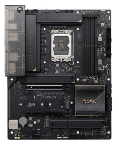 ASUS Материнская плата ATX ASUS 90MB1F20-M0EAY0 (LGA1700, B760, 4*DDR5, 4*SATA3 RAID, 3*M2, Audio, Gb LAN, USB 3.2, USB 2.0) PROART B760-CREATOR 90MB1F20-M0EAY0