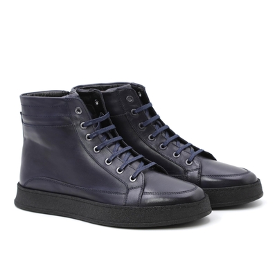 Clarks Мужские высокие кеды Clarks, синий 