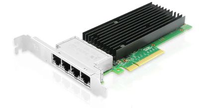 LR-LINK Сетевой адаптер LR-LINK Intel X710 4*RJ45 100/1000MbE/2.5/5/10GbE PCIe x8 LRES1013PT 