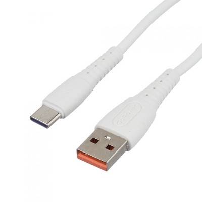 GoPower Кабель интерфейсный GoPower 00-00022801 USB (m)-Type-C (m) 2.4A силикон белый (1/200/800) GP07T 00-00022801