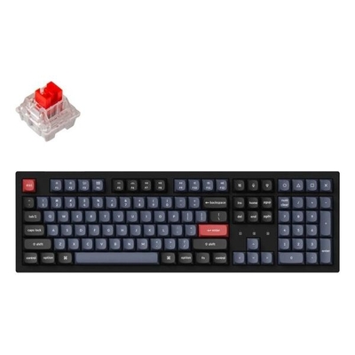 Keychron Клавиатура Keychron K10P-H1, Keychron K pro Mechanical Red Switch, RGB, Hot-Swap 