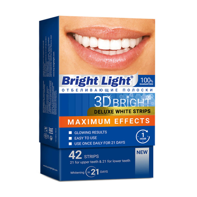 Bright light Отбеливающие полоски Bright Light MAXIMUM Effects 