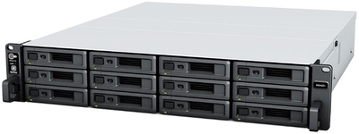 Synology Сетевой накопитель Synology 12x3.5"/2.5" SATA, RAID 0/1/5/6/10/JBOD, 2xRJ-45 1GbE LAN, 1xR RS2423RP+ 