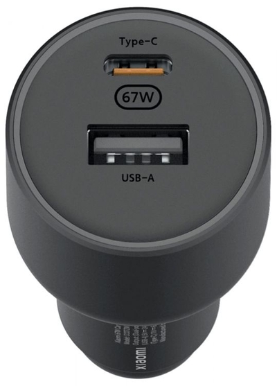 Xiaomi Зарядное устройство автомобильное Xiaomi 67W Car Charger (USB-A + Type-C) BHR6814GL 