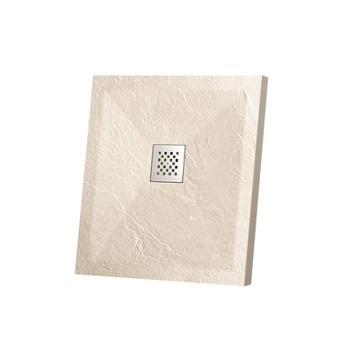 Vincea Душевой поддон из искусственного камня Vincea 90x90 VST-4SR9090C бежевый VST-4SR9090C