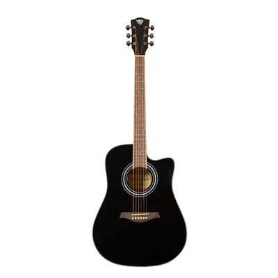 Rockdale Акустическая гитара Rockdale Aurora D6 Gloss C BK 