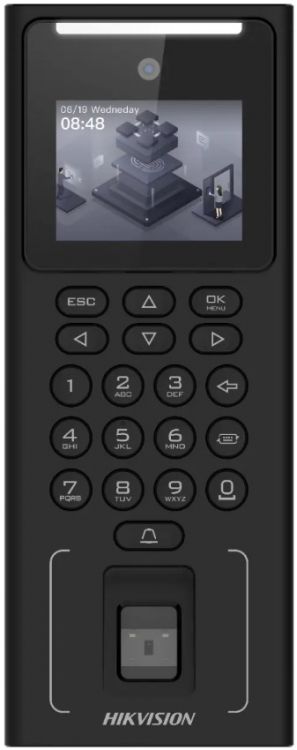Hikvision Терминал доступа HIKVISION с распознаванием лиц (Em-marine) DS-K1T321EFX 