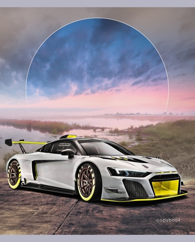 Listoff Тетрадь "Sports car", А5, 80 листов, клетка, в ассортименте (ТК807052) Listoff 