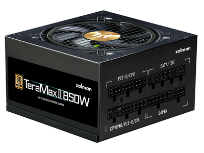 Zalman Блок питания Zalman 850W, APFC, 120mm Fan, 80+ Gold Gen5, Full Modular, Retail ZM850-TMX2 
