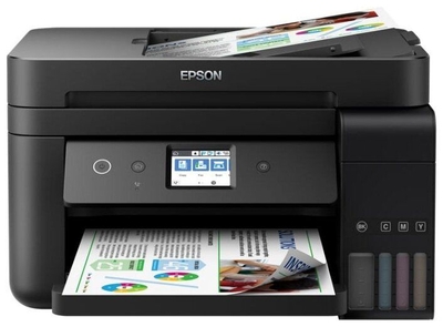 Epson МФУ Epson L6290, А4, 4 цв., копир/принтер/сканер, лоток 250л, 4800x1200 dpi, ADF, Duplex, Ethernet, USB, WiFi C11CJ60406