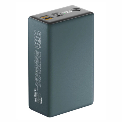 Olmio Внешний аккумулятор Olmio QX-30, 30000mAh, deep-green QX-30 PD 30000 